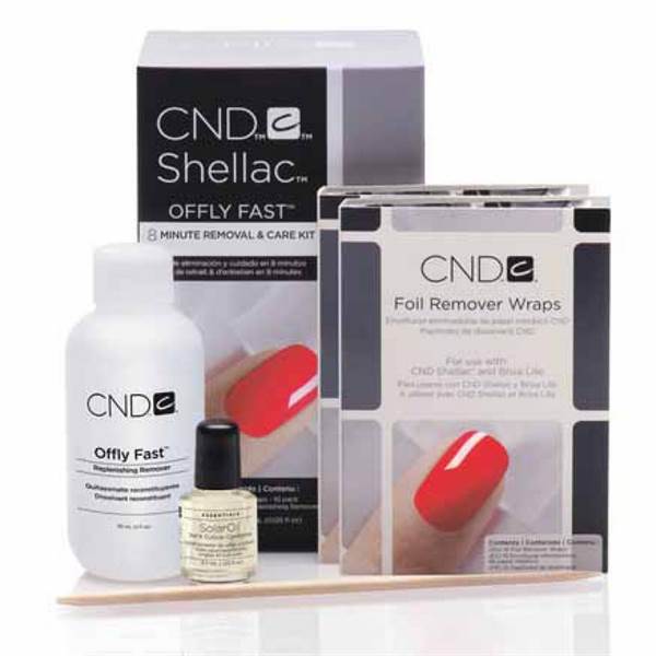 CND SHELLAC KIT OFFLY FAST REMOVAL & CARE KIT